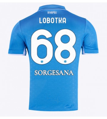 SSC Napoli Stanislav Lobotka #68 Primera Equipación 2024-25 Manga Corta